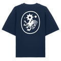 VG+ Mid Evil Logo Tee 2, Dark Blue