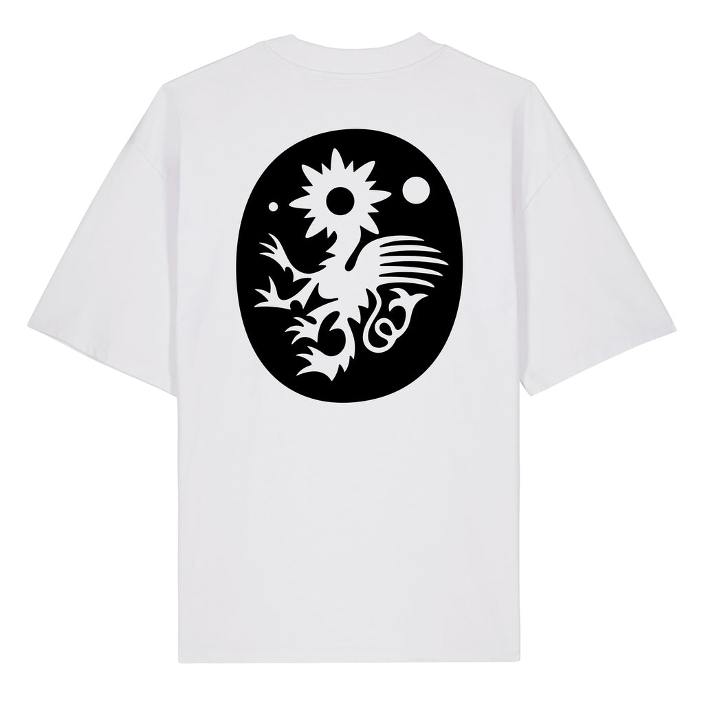 VG+ Mid Evil Logo Tee 1, White