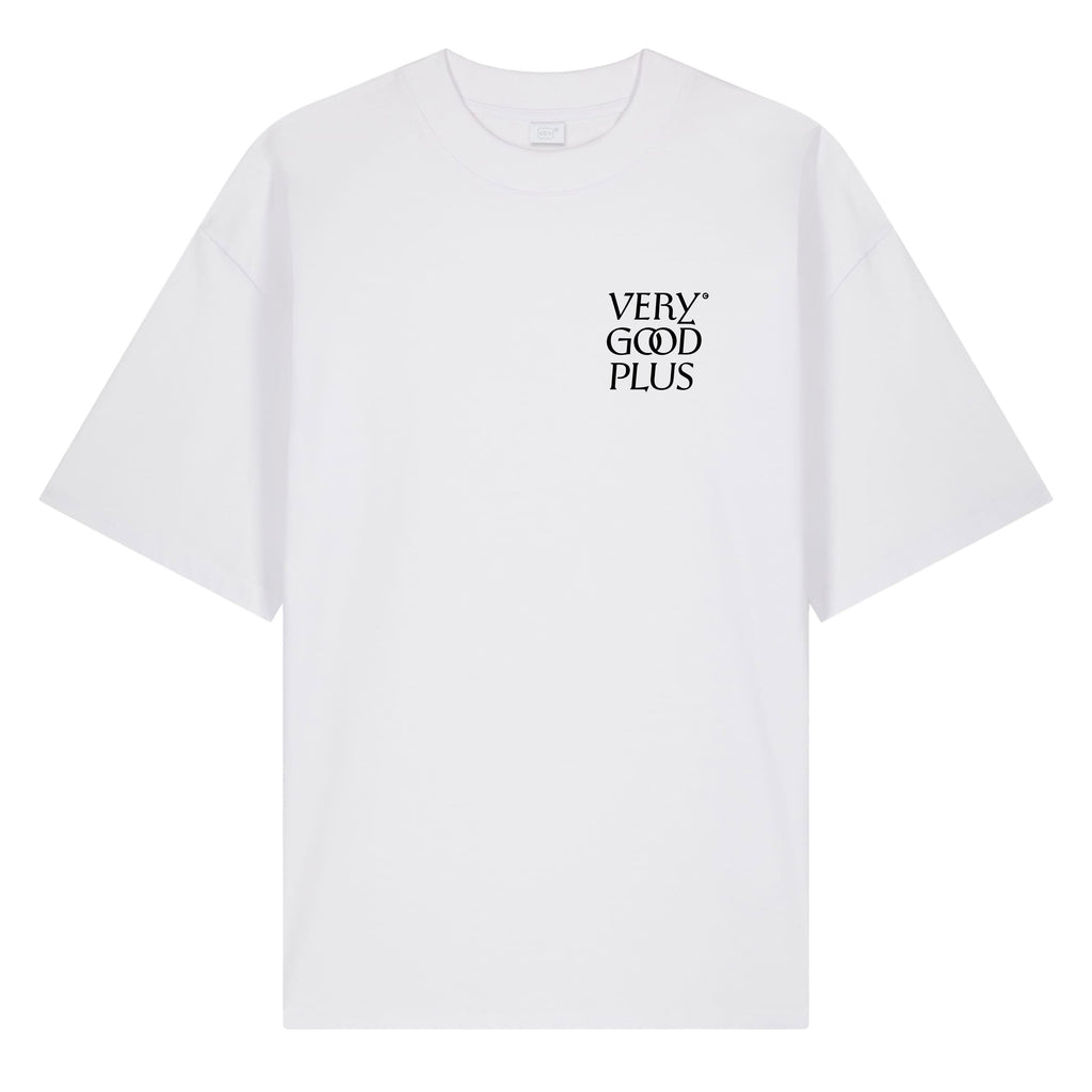 VG+ Mid Evil Logo Tee 1, White