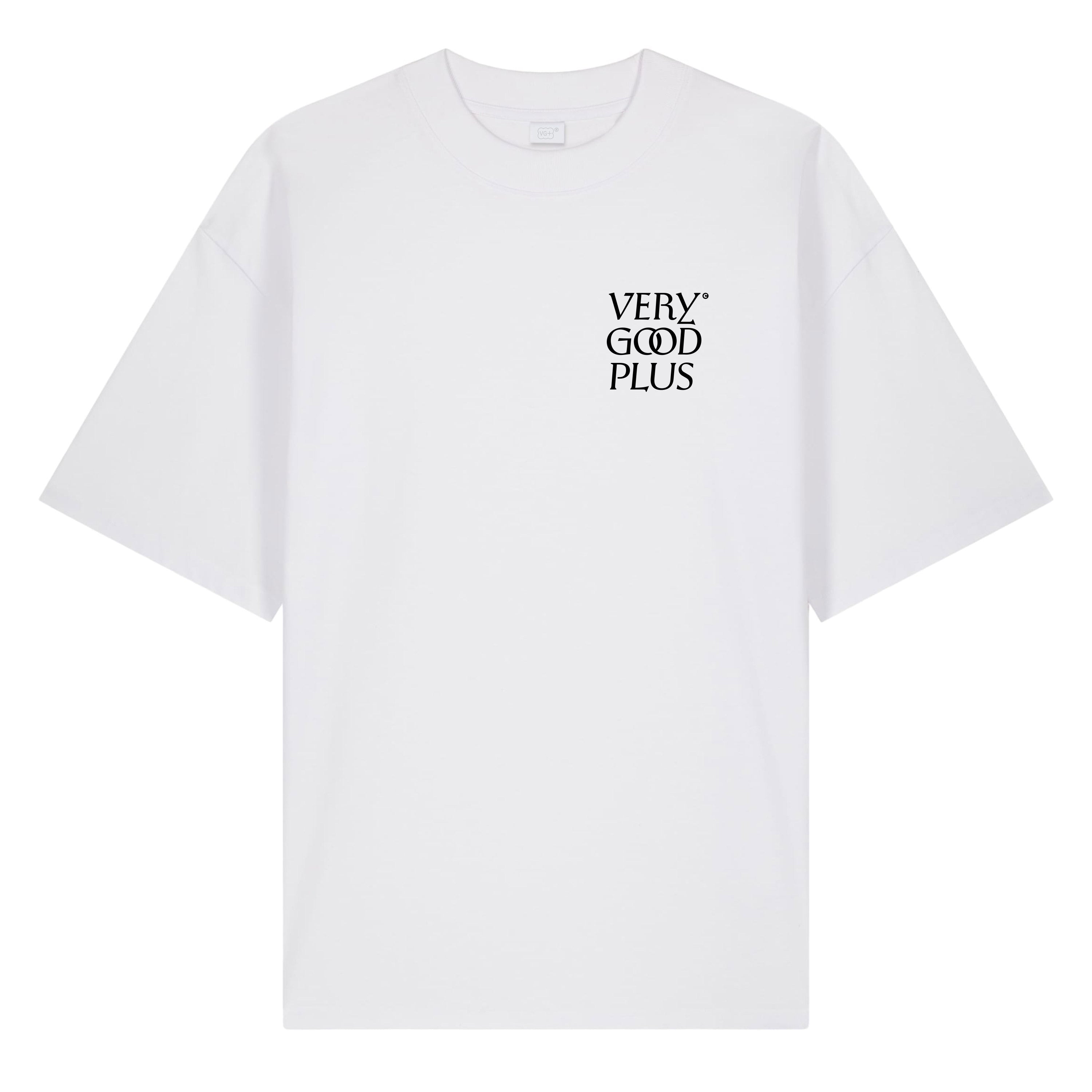 VG+ Mid Evil Logo Tee, White